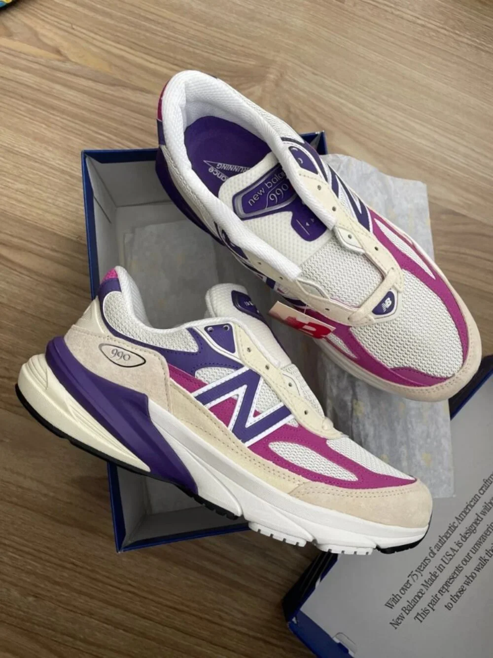 New Balance 990v Purple White Men’s Size US 9